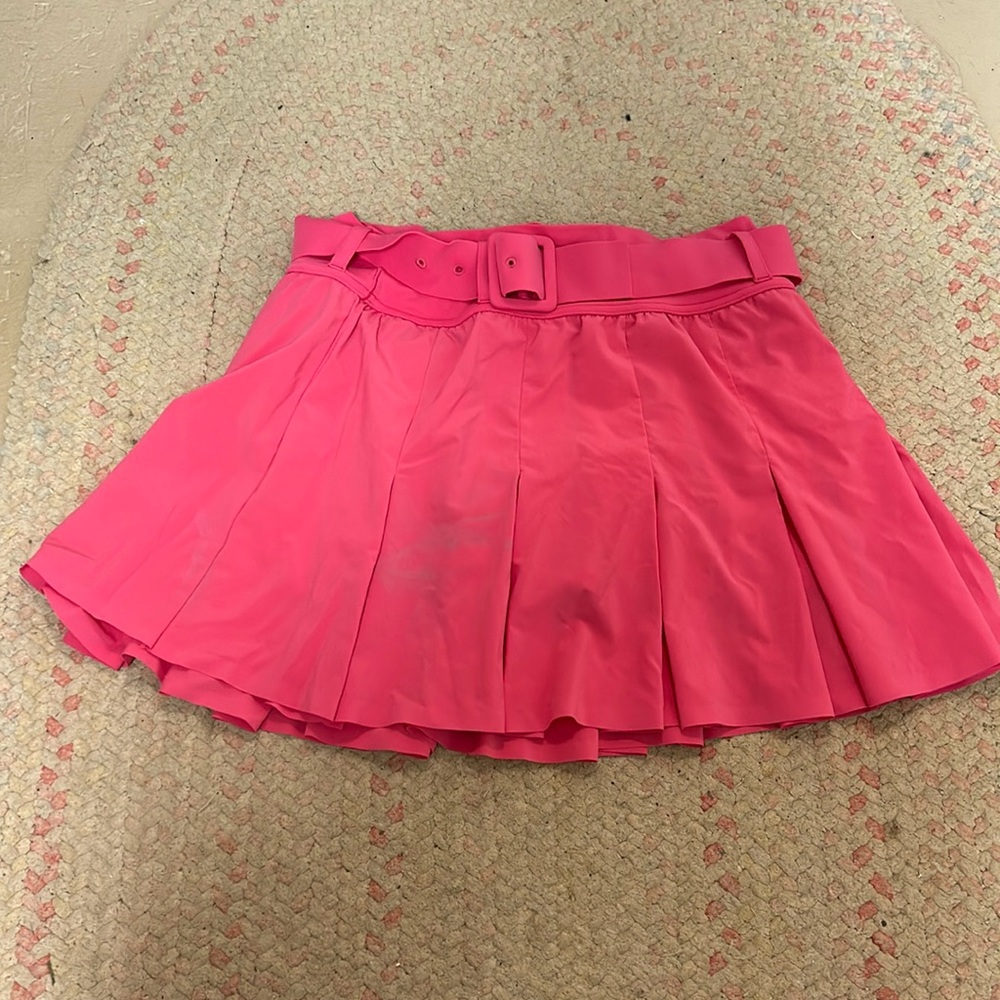 Athletic mini skirt